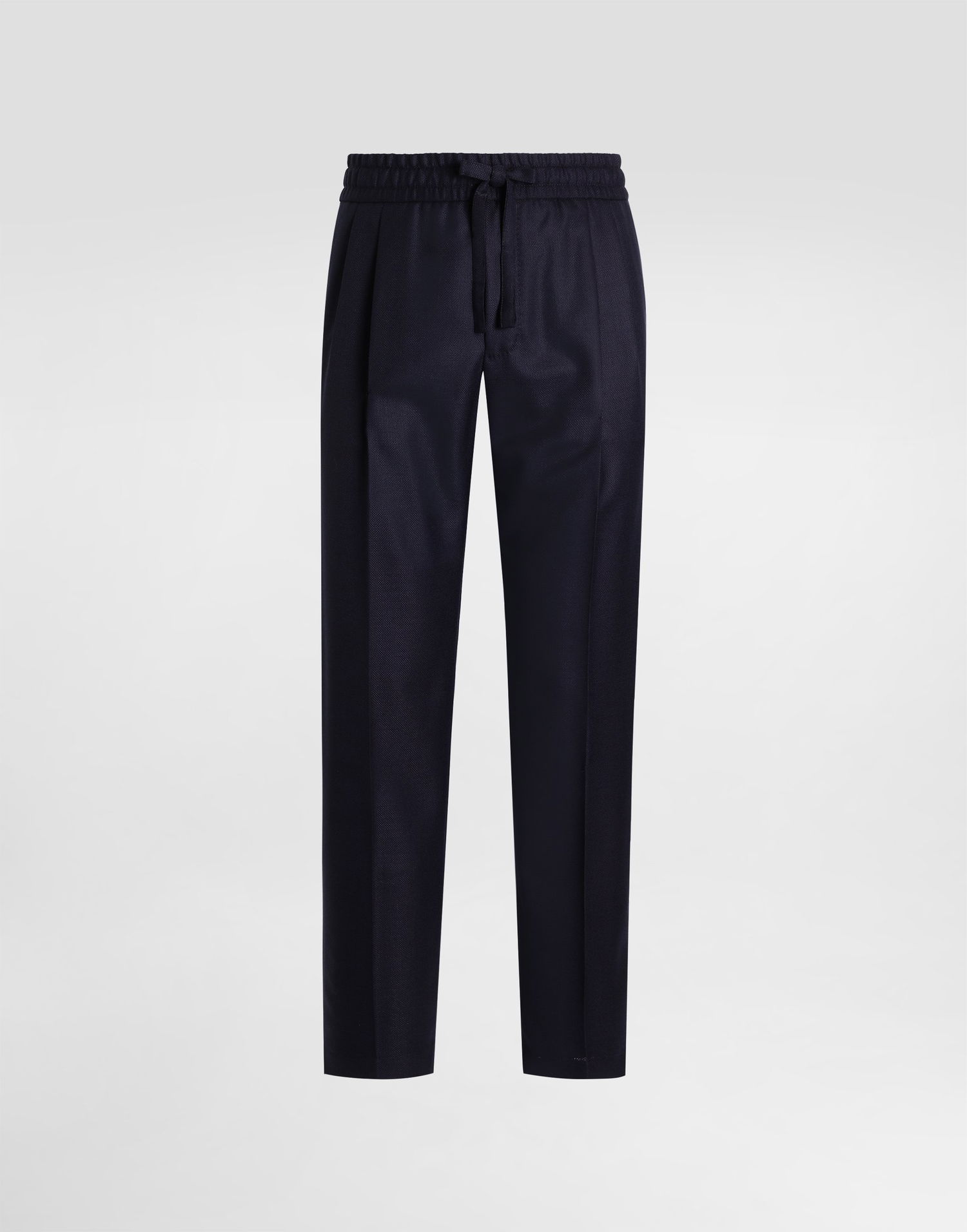 Nohavice Dolce & Gabbana Dolce & Gabbana Garment-Dyed Wool Joggers Navy | GP12QTFU25EB0665, 0