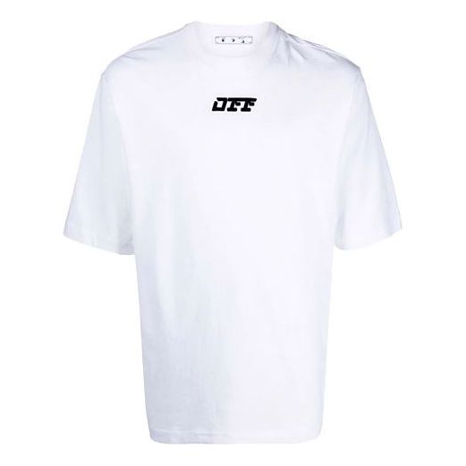 Tričko Off-White Off-White FW21 Logo Loose Fit T-Shirt Biela | OMAA119F21JER0040110