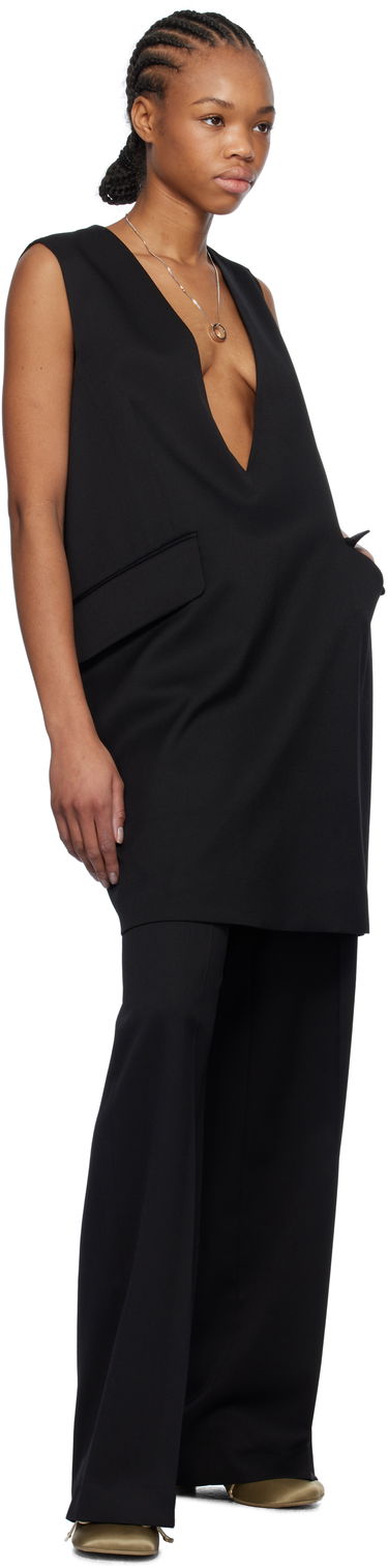 Šaty Maison Margiela Wool Minidress Čierna | S52DA0046 M35153, 3