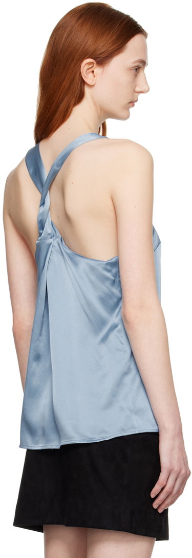 Tielko Loulou de Saison Loulou de Saison Estor Silk Camisole Modrá | ESTOR, 2