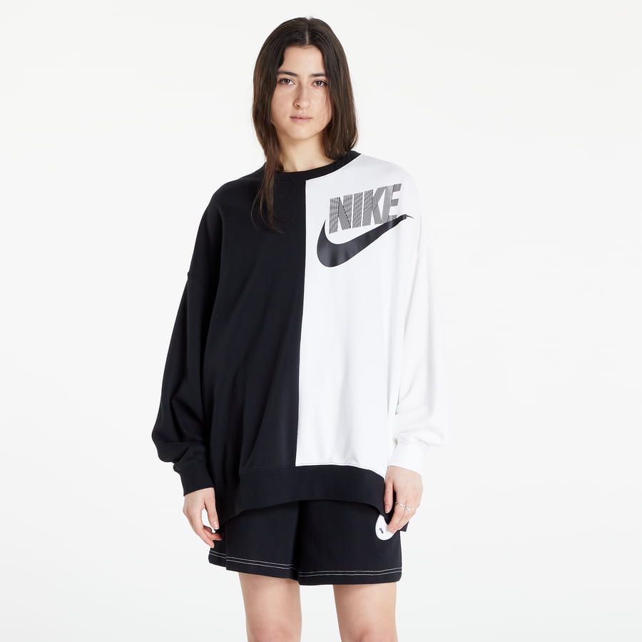 Mikina Nike NSW Over-Oversized Fleece Dance Sweatshirt Čierna | DV0328-010, 0