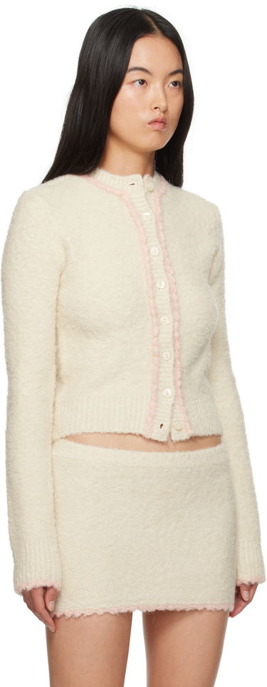 Sukňa GUIZIO Guizio Palmyra Knit Cardigan Zelené | F24705S046, 4