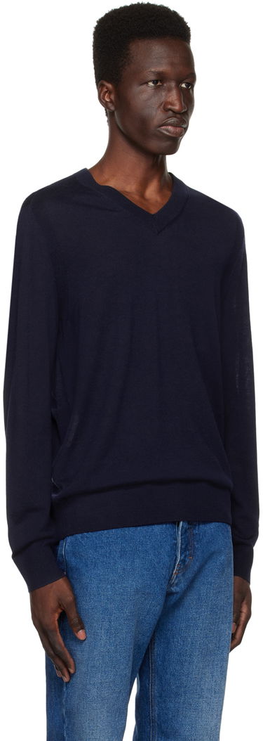 Sveter Paul Smith Paul Smith V-Neck Sweater Navy | M1R-571X-K01944-49, 1