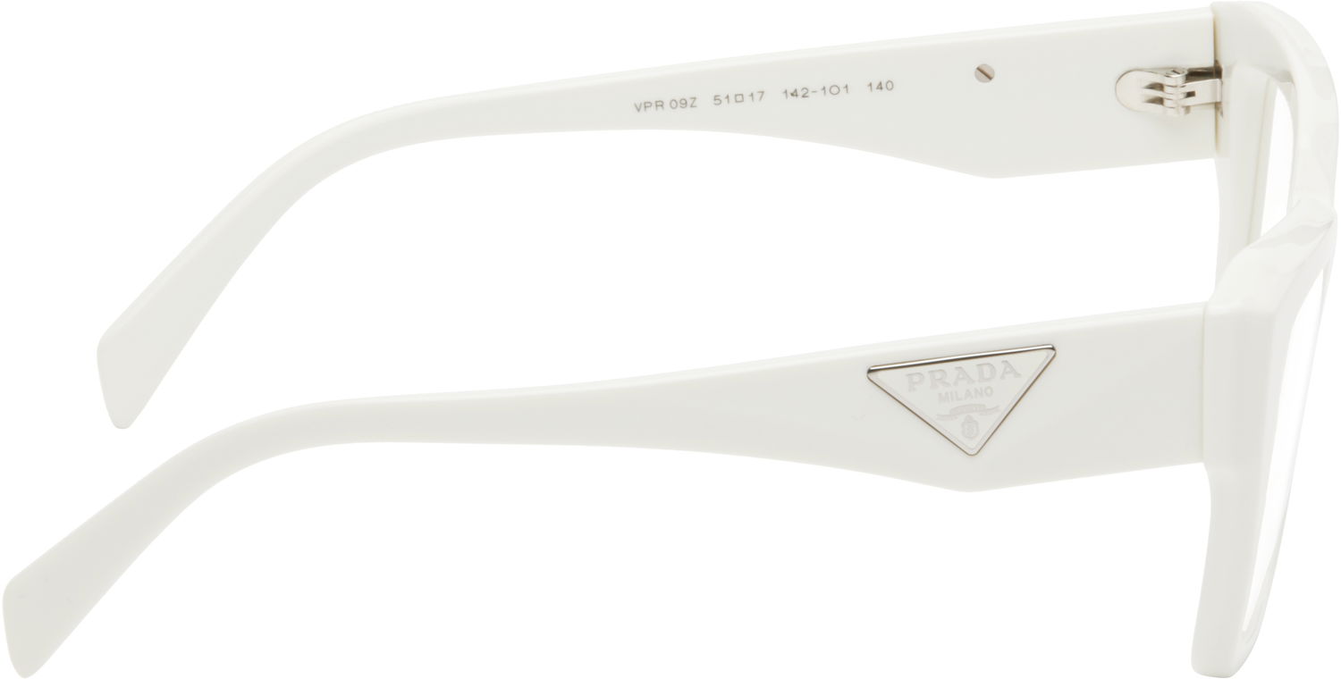 Slnečné okuliare Prada Cat Eye Acetate Glasses Biela | 0PR 09ZV 51 8056597973236, 1