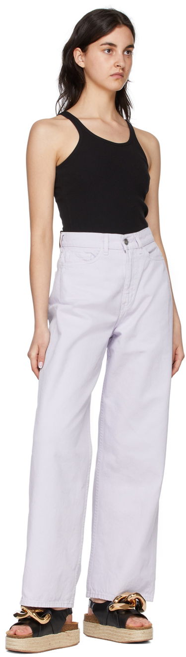 Džínsy YMC YMC Papa Wide Leg Jeans Fialová | Q4SAO, 3