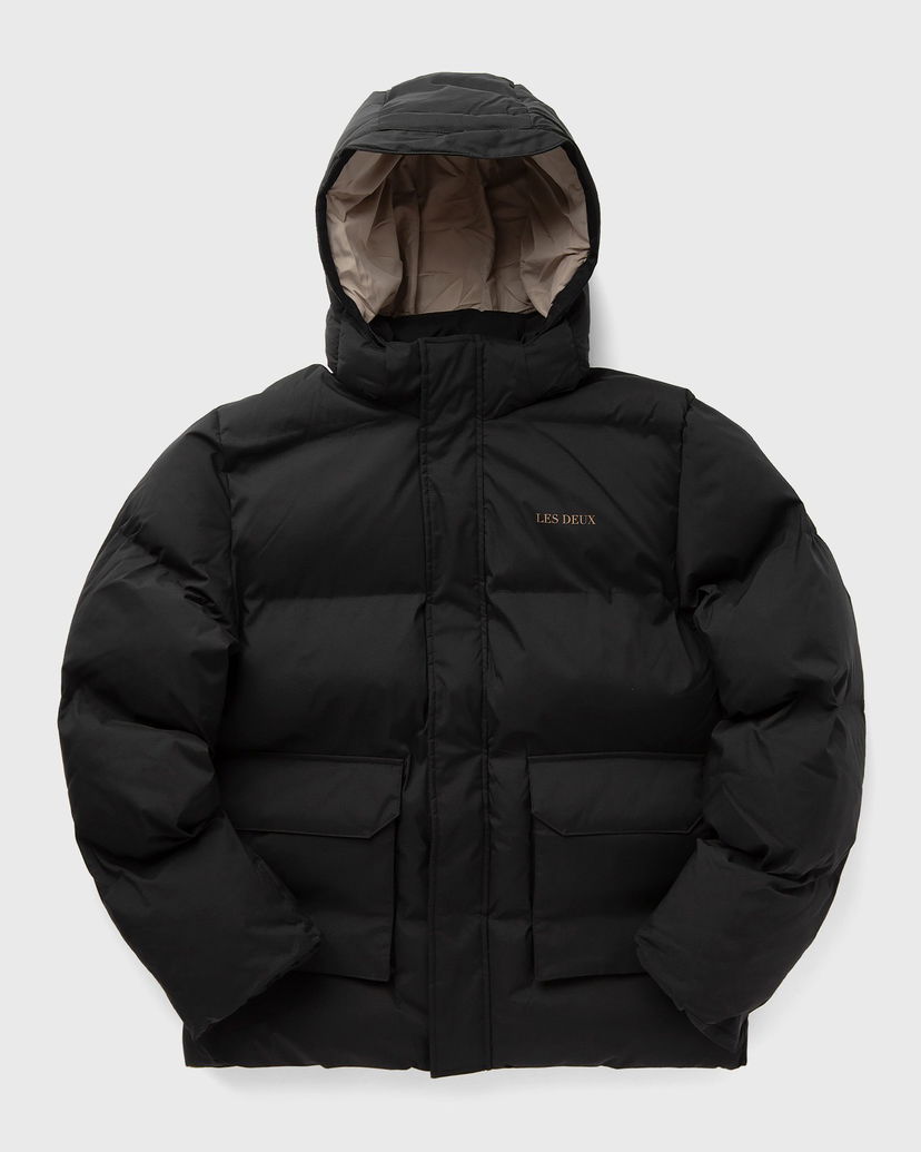 Prešívaná bunda Les Deux Puffer Jacket With Hood Čierna | LDM610151-100100