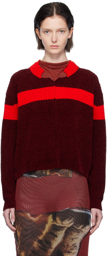 Sveter Ottolinger Ottolinger Striped Knit Sweater Červená | 707501, 0