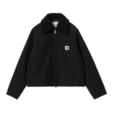 Bomber bunda Carhartt WIP Newkirk Black Jacket with Faux Fur Collar Čierna | I033880_5, 7