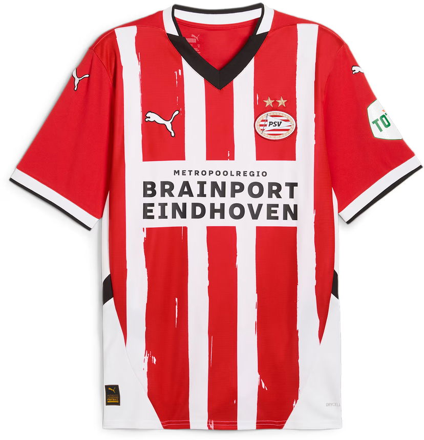 Dres Puma PSV Home Jersey Replica 2024/25 Červená | 775054-01