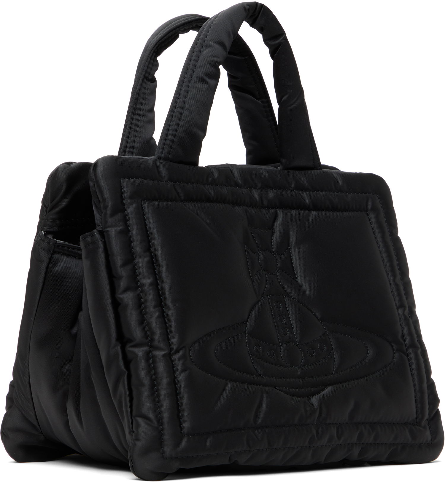 Tote bag Vivienne Westwood Small Quilted Orb Tote Bag Čierna | 4D030003U-W011M-, 1