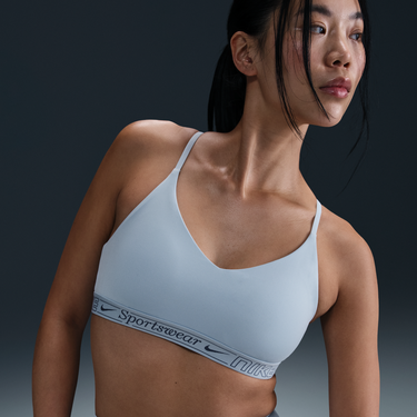 Podprsenka Nike Nike Indy Lightly Lined Adjustable Sports Bra Modrá | HV6953-440, 0