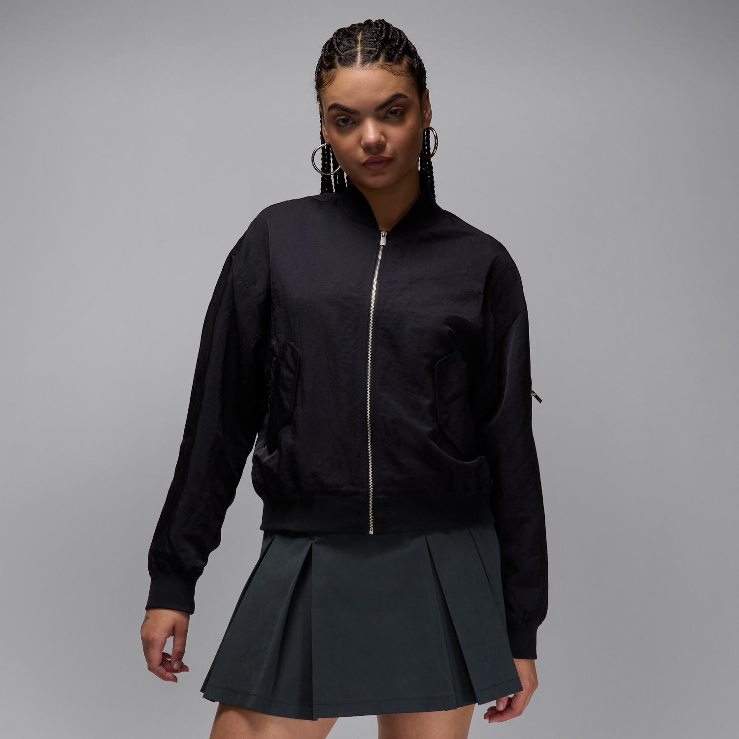 Bomber bunda Jordan Jordan Flight Renegade Bomber Jacket Čierna | HJ0544-010, 1