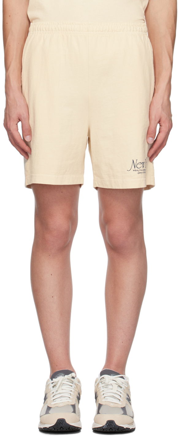 Šortky Sporty & Rich NY 94 Shorts Béžová | SH021S409NC
