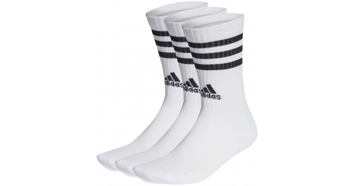 Spodná bielizeň a ponožky adidas Originals Socks 3S Cushioned Crew Biela | ht3458, 1