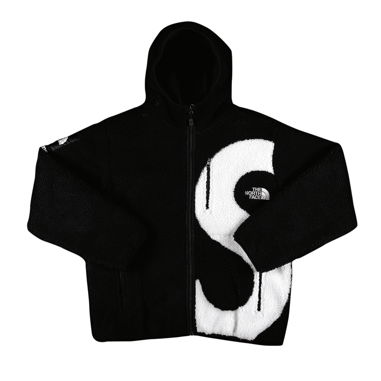 Bunda Supreme The North Face x S Logo Hooded Fleece Jacket Čierna | FW20J24 BLACK, 0