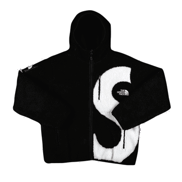 Bunda Supreme The North Face x S Logo Hooded Fleece Jacket Čierna | FW20J24 BLACK, 0