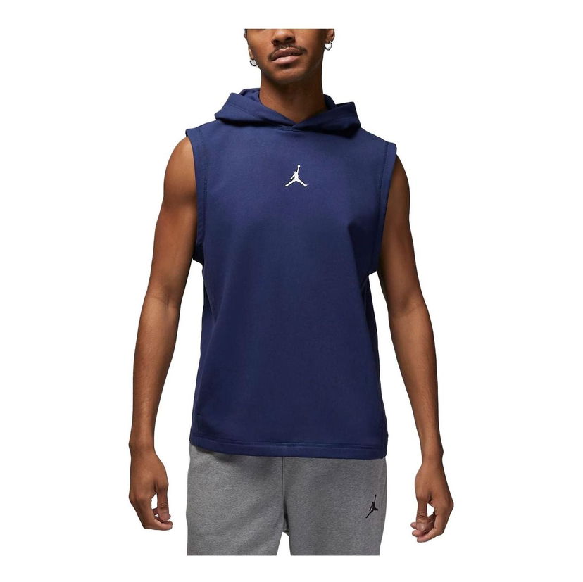 Mikina Jordan Sport Dri-FIT Fleece Sleeveless Hoodie Modrá | DZ0572-410