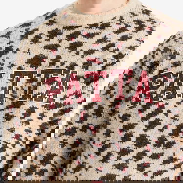 Sveter Patta Patta Leopard Brushed Knit Jumper Béžová | POC-SS25-7020-324-0002-084, 5
