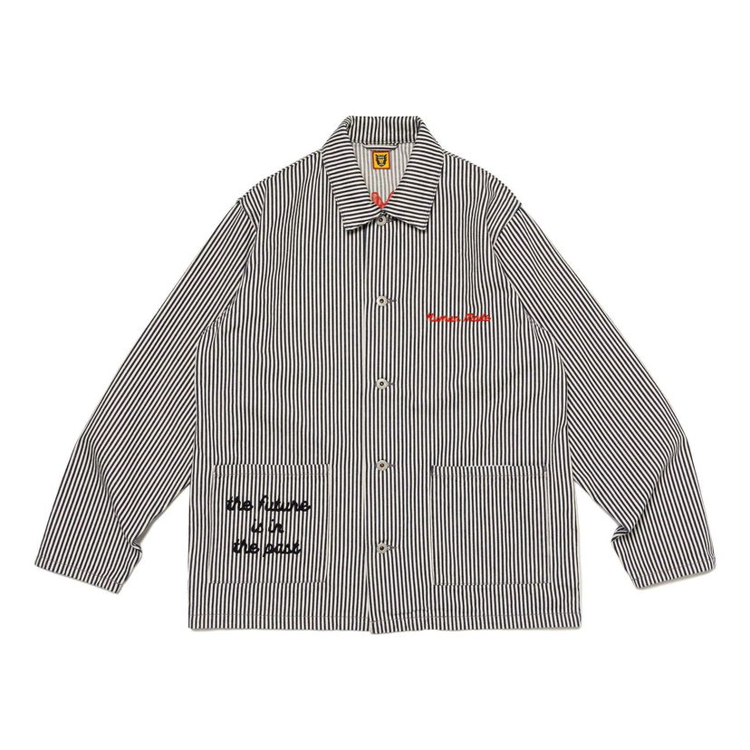 Košeľa Human Made Hickory Coverall Jacket Čierna | HM26JK010