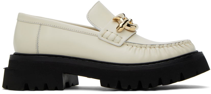 Tenisky a topánky FERRAGAMO Ferragamo Ingrid Loafers Biela | 01G019 - 763905
