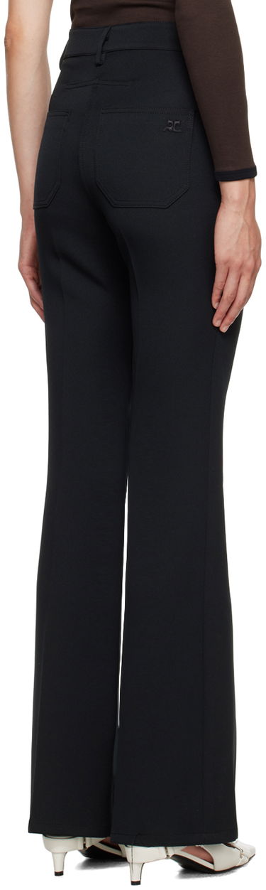 Nohavice Courrèges Bootcut Trousers Čierna | 123CPA018PL0007, 2