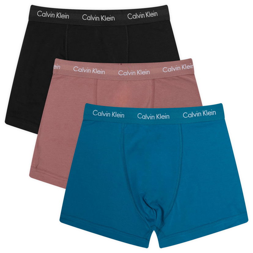 Boxerky CALVIN KLEIN Trunk - 3 Pack Modrá | 0000U2662GPA3