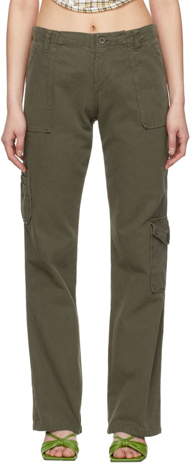 Cargo nohavice GUIZIO Guizio Cotton Cargo Trousers Zelené | DGF21P936, 0