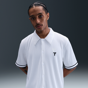 Košeľa Nike Kobe Pleated Basketball Short Sleeve Shirt Biela | IB0020-100, 0