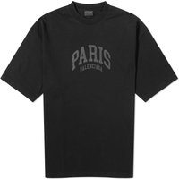 Tričko Balenciaga Paris Čierna | 612966-TLVL7-1069, 1