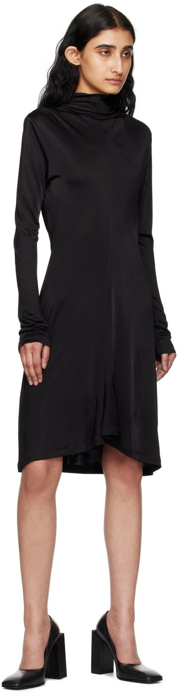 Šaty Helmut Lang Helmut Lang Cowl Neck Midi Dress Čierna | O05HW601, 3
