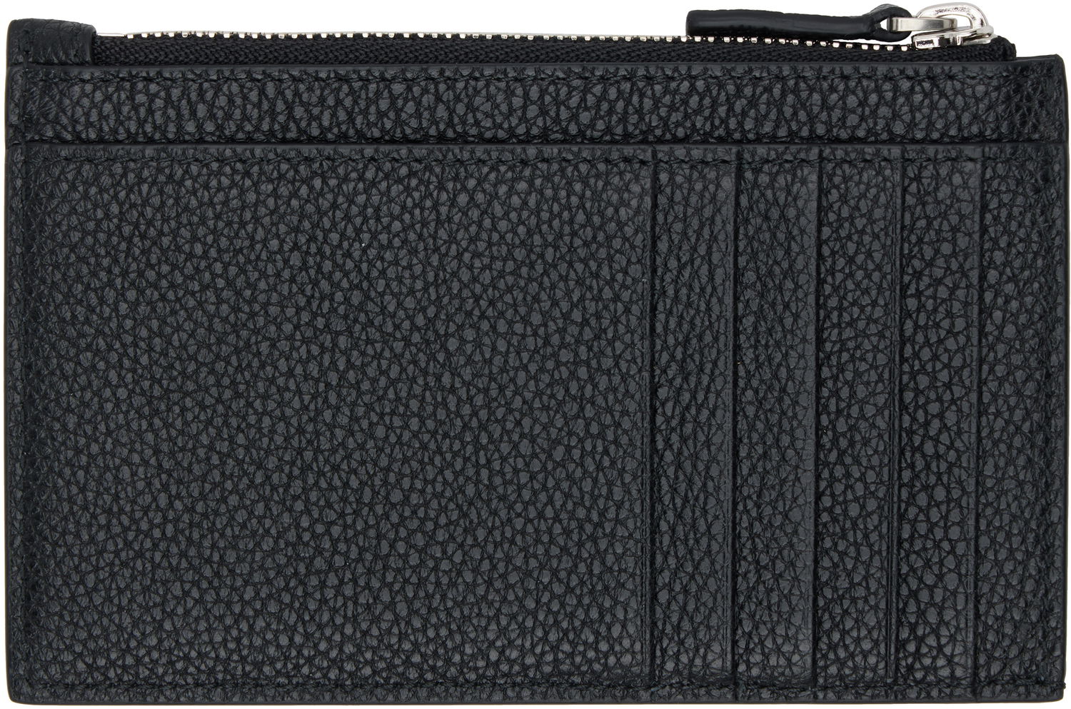 Peňaženka Balenciaga Grained Leather Card Holder Čierna | 806639 2ABDD, 1