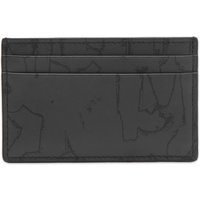 Peňaženka Alexander McQueen Graffiti Logo Card Holder Čierna | 7362301AAQ4-1000, 1