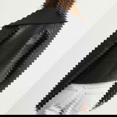 Bunda Samsoe Samsoe Sashira Leather Jacket Čierna | F25400033-CLR000021, 3