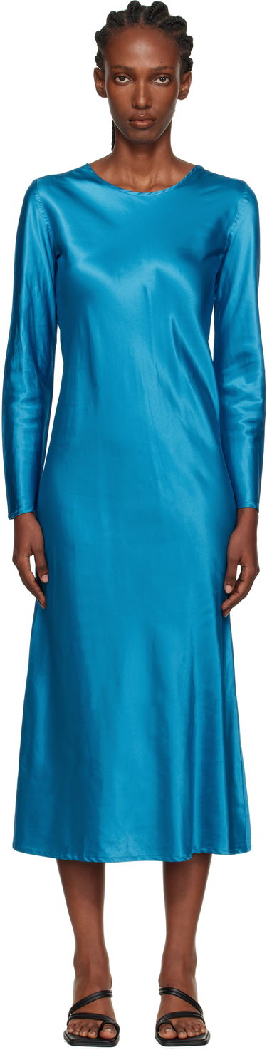 Šaty Baserange Baserange Dydine Maxi Dress Modrá | DRDYT-EV-AU25, 0