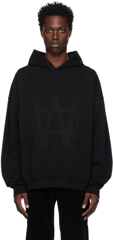 Mikina We11done We11done Symbol Hoodie Čierna | WD-TH3-22-801-U-BK, 0