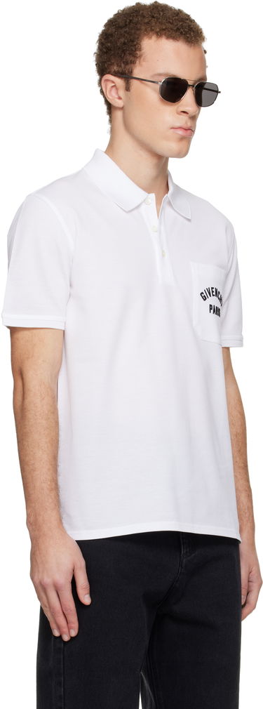 Polo tričko Givenchy Front Pocket Polo Biela | BML00T3YSD100, 1
