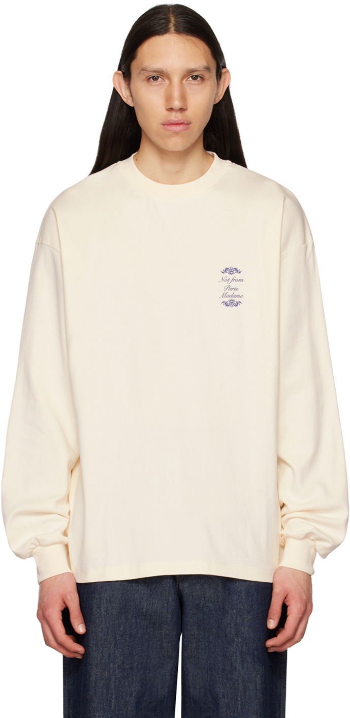 Tričko Drôle de Monsieur Off-White 'Le Manches Béžová | B-TS153-CO002-CM, 0