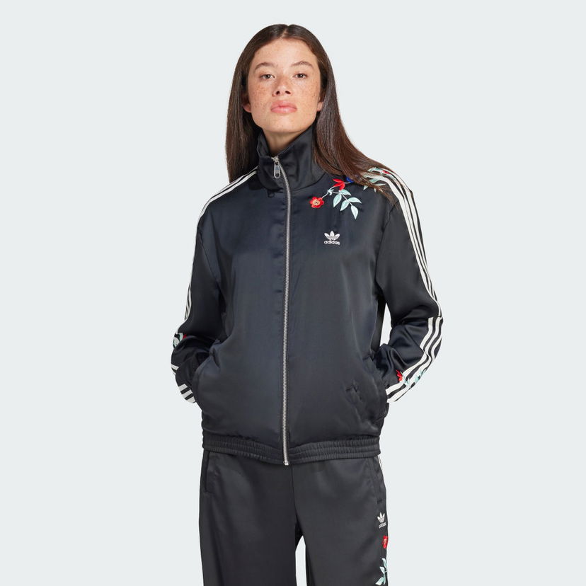 Mikina adidas Performance Floral Firebird Track Top Čierna | IT5376