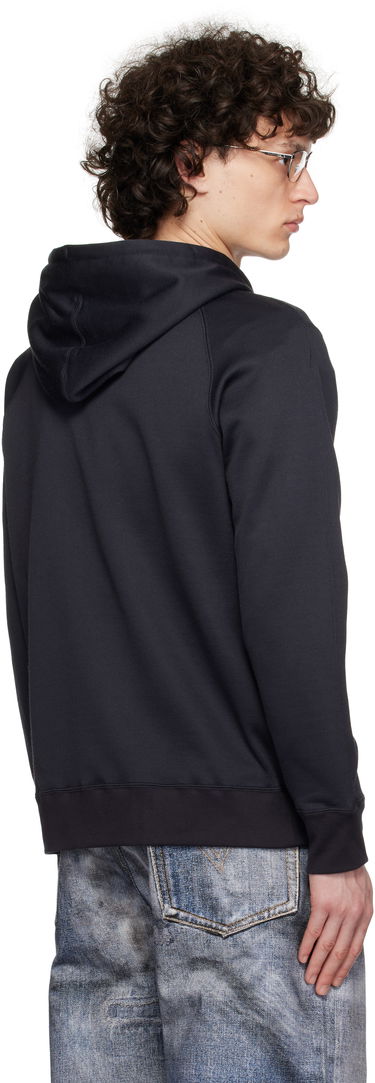 Mikina Junya Watanabe Junya Watanabe Patchwork Zip Hoodie Navy | WO-T005-051, 2