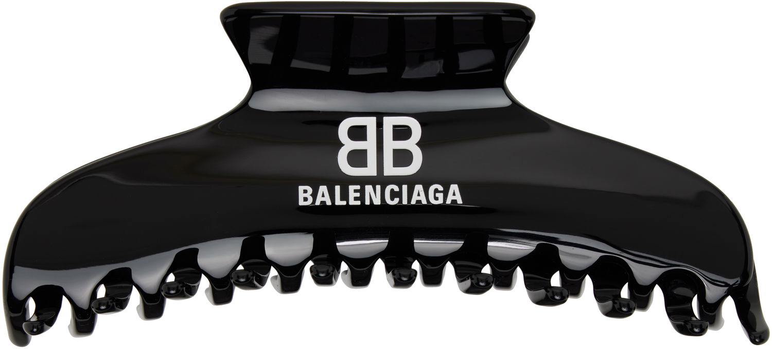 Spona Balenciaga Holli Hair Clip Čierna | 765382 TZ0AS, 1