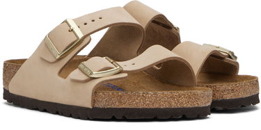 Tenisky a topánky Birkenstock Arizona Soft Footbed Sandals Béžová | 1019013, 3