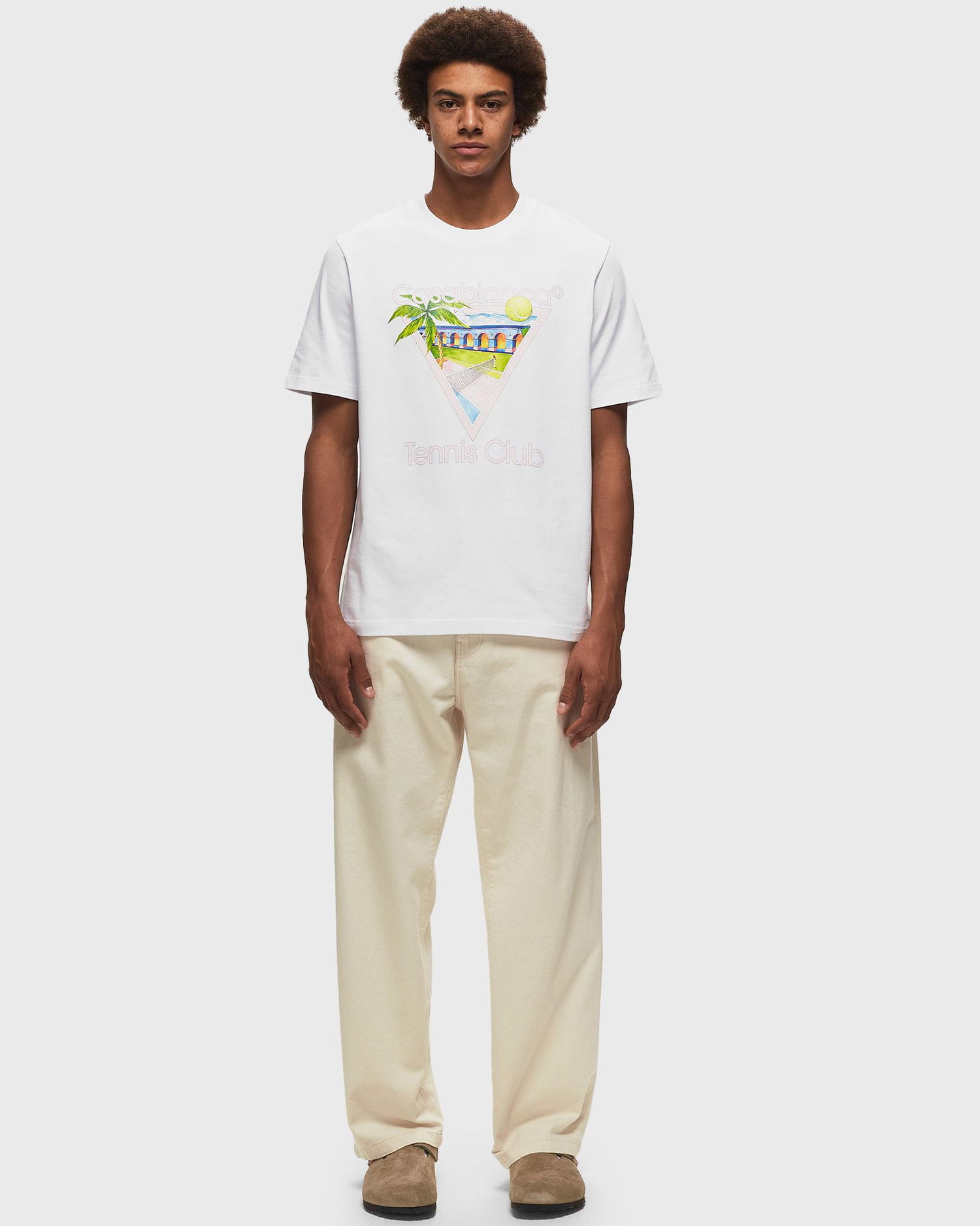 Tričko Casablanca Tennis Club Icon T-Shirt Biela | U-MPS24-JTS-001-01, 1