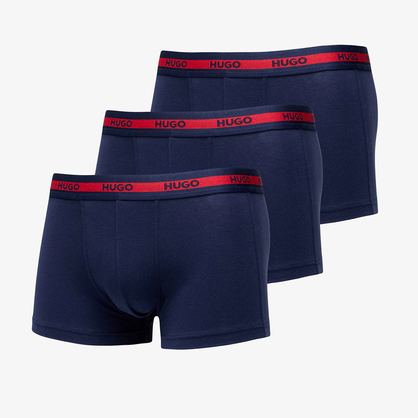 Boxerky BOSS Trunk Triplet Planet Navy Navy | 50492375-411