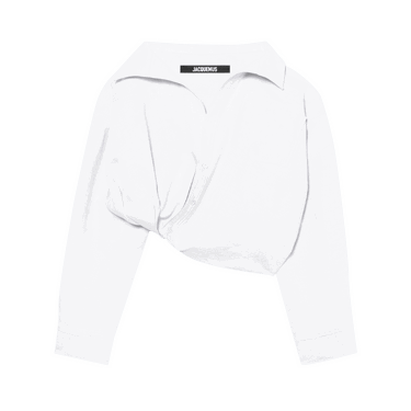 Košeľa Jacquemus La Chemise Mejean Shirt Biela | 213SH101 1012 100, 0