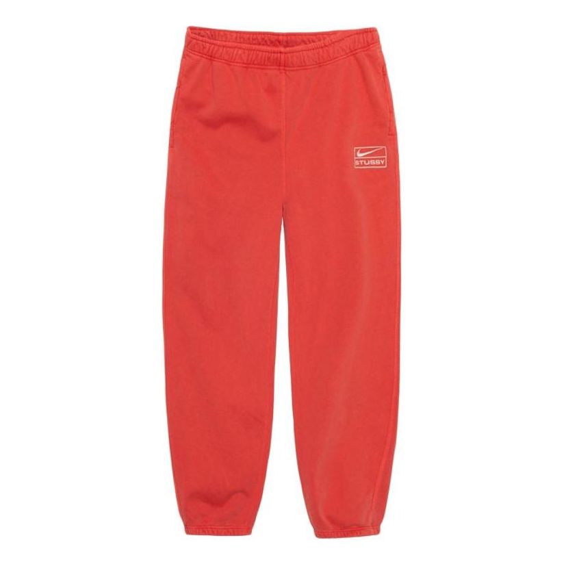 Tepláky Nike Nike x Stussy Pigment Dyed Sweatpants Červená | FJ9158-642