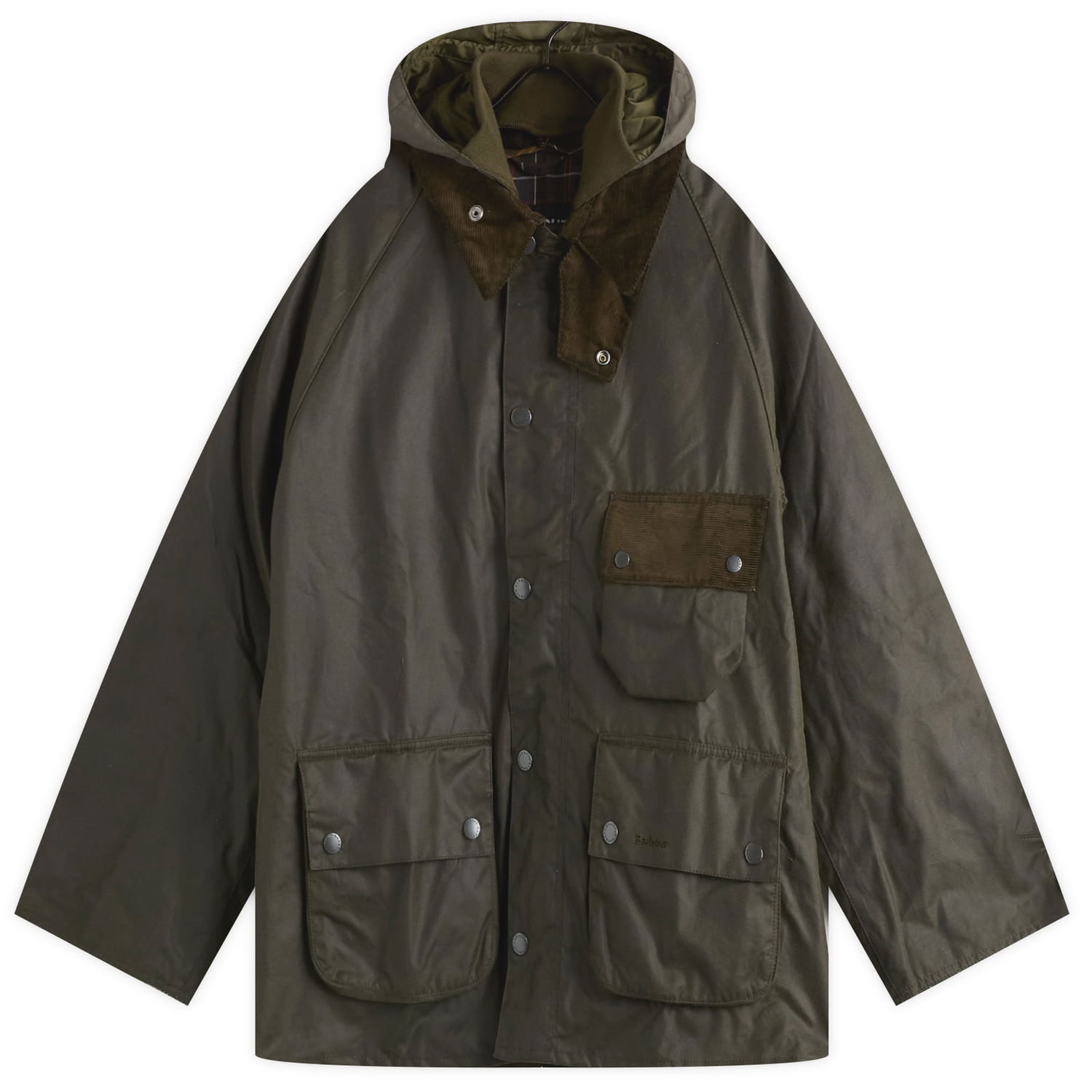Bunda Barbour Heritage + Modified Solway Wax Jacket Size Large Zelené | MWX2479OL71, 1