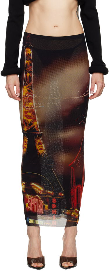 Sukňa Jean Paul Gaultier Gaultier 'The Pigalle' Print Maxi Skirt Čierna | 24/30-F-JU119-T552-00301550, 0