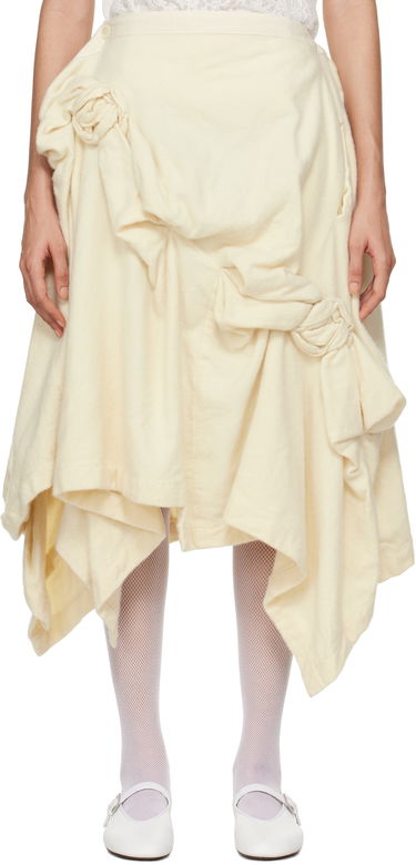 Sukňa Comme des Garçons Comme Des Garcons Wool Midi Skirt Béžová | TN-S013-051, 0
