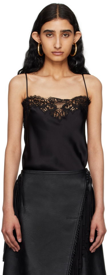 Tielko Stella McCartney Stella McCartney Lace Trim Camisole Čierna | 6T01253AU309, 0