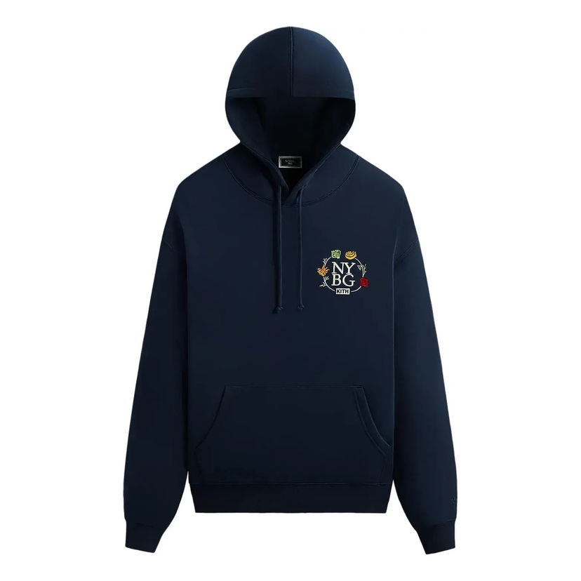 Mikina KITH Williams III Garden Hoodie Navy | KHM032119-413